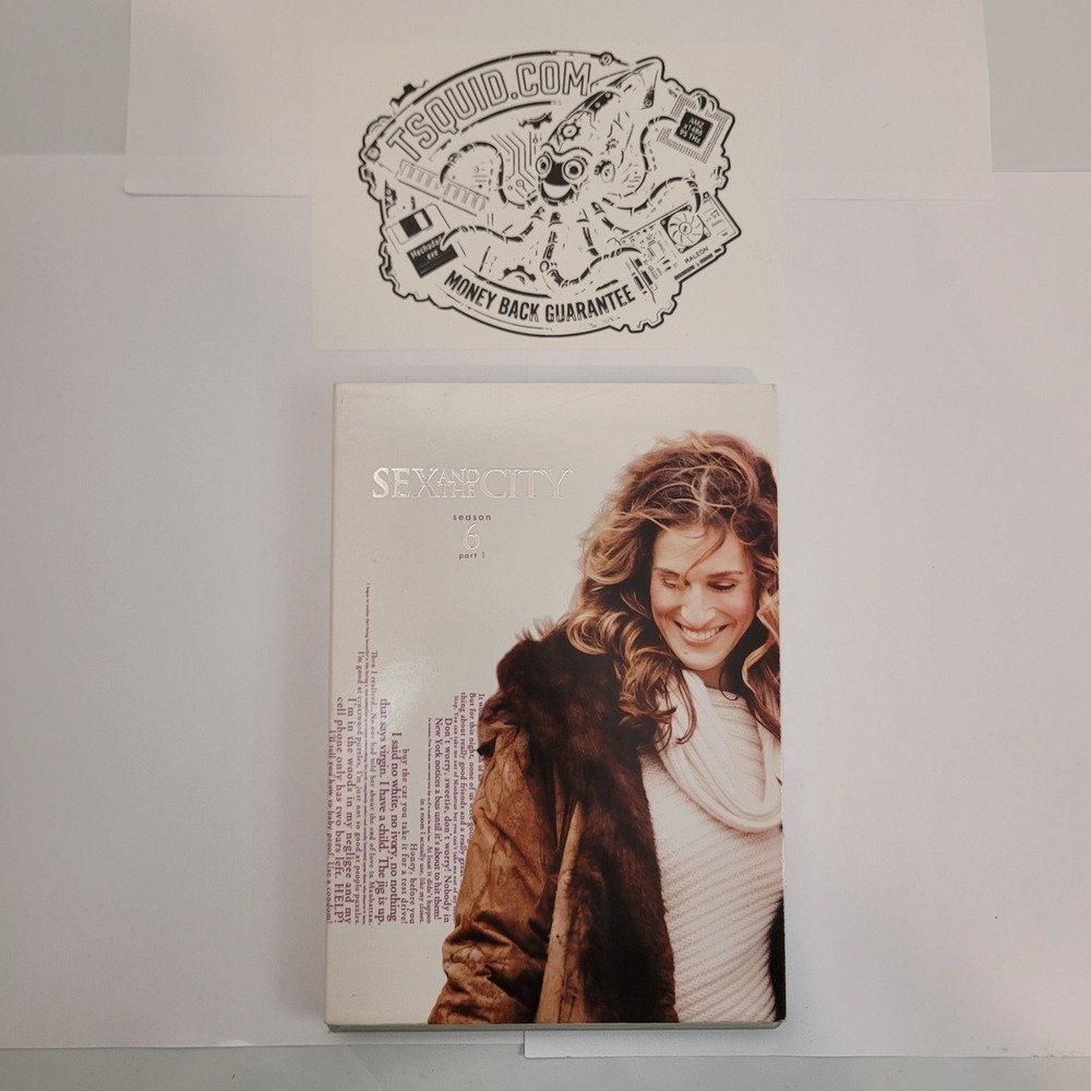 HBO Sex and the City Season 6 Part 1 DVD Set 2-Disc TV-MA